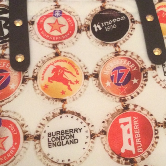 Burberry flat vinyl tote bag - Picture 4 of 9